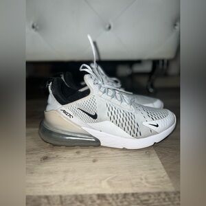 Nike Air Max 270 Gray and Black Sneakers